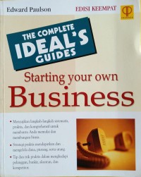 Image of The complete ideal's guide to starting your own business