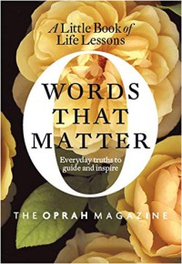 Image of Words that matter : a little book of life lessons