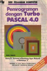 Image of Pemrograman dengan Turbo Pascal 4.0 Vol. 1