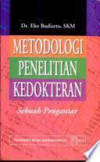 Image of Metode penelitian kedokteran : sebuah pengantar