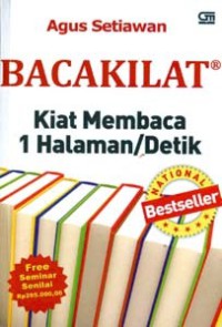 Image of Baca kilat : kiat membaca 1 halaman/detik