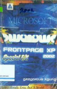 Image of Microsoft Frontpage XP Special F/X
