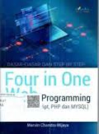 Image of Dasar-dasar dan step by step: four in one web programming (HTML, JavaScript, PHP dan MySQL)