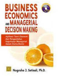 Image of Business economics and managerial decision making