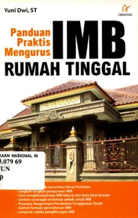Image of Panduan Praktis Mengurus IMB Rumah Tinggal