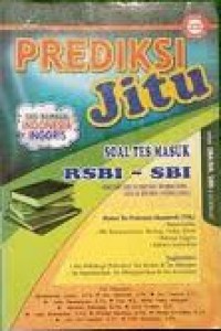 Image of Prediksi Jitu Soal Tes Masuk RSBI-SBI