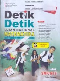 Image of Detik-detik Ujian Nasional Matematika