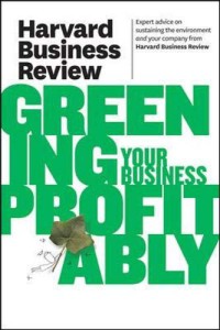 Image of Harvard business review on greening your business profitably