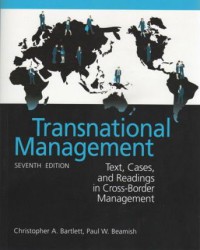 Image of Transnational management : text, cases, and readings in cross-border management
