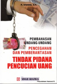 Image of Pembahasan undang-undang pencegahan dan pemberantasan tindak pidana pencucian uang