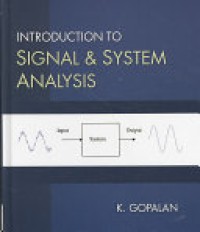 Image of Introduction to signal and system analysis