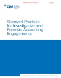 Image of Standard practices for investigative and forensic accounting engagements