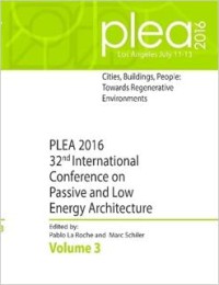 Image of International PLEA conference : Cities, building, people : Towards regenerative environment (32nd : 2016 : Los Angeles)