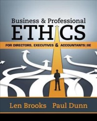 Image of Business & professional ethics : for directors, executives & accountants