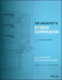 Image of The architect's studio companion : rules of thumb for preliminary design