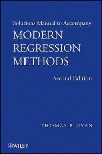 Image of Solutions manual to accompany modern regression methods