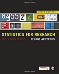 Image of Statistics for research : with a guide to SPSS