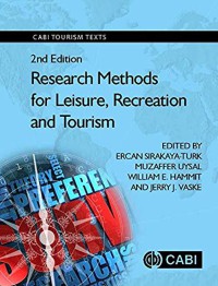 Image of Research methods for leisure, recreation and tourism