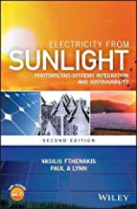 Image of Electricity from sunlight : photovoltaic - systems integration and sustainability