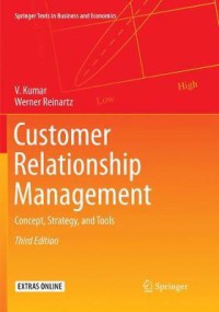 Image of Customer relationship management : concept, strategy, and tools