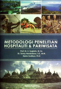Image of Metodologi penelitian hospitaliti & pariwisata
