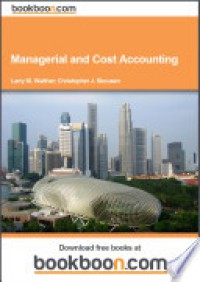 Image of Managerial and cost accounting