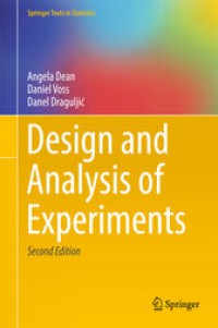 Image of Design and analysis of experiments
