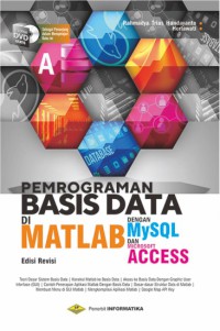 Image of Pemrograman basis data di MATLAB dengan mysql dan microsoft access