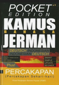 Image of Pocket edition : kamus bahasa Jerman
