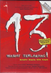 Image of 13 wasiat terlarang! : dahsyat dengan otak kanan