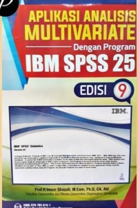 Image of Aplikasi analisis multivariate dengan program IBM SPSS 25