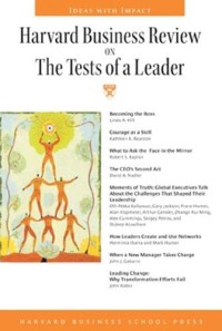 Image of Harvard business review on the tests of a leader