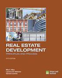 Image of Real Estate Development : Principles and Process