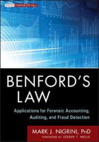 Image of Benford’s Law : Applications for Forensic Accounting, Auditing, and Fraud Detection