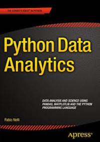Image of Python Data Analytics : Data Analysis and Science Using Pandas, Matplotlib, and the Python Programming Language