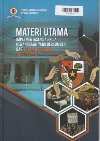 Image of Materi Utama : Implementasi Nilai-Nilai Kebangsaan yang Bersumber dari Sesanti Bhinneka Tunggal Ika