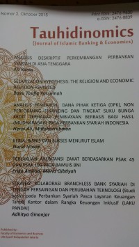 Image of Tauhidinomics : journal of Islamic banking & economics
