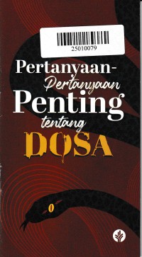 Image of Pertanyaan-Pertanyaan Penting Tentang Dosa