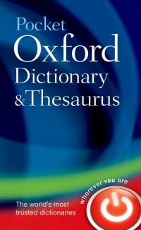 Image of Pocket Oxford dictionary and thesaurus