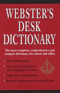 Image of Webster's desk dictionary