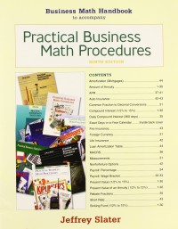 Image of Business math handbook to accompany : practical business math procedures