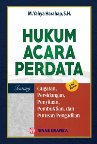 Image of Hukum Acara Perdata : tentang gugatan, persidangan, penyitaan, pembuktian, dan putusan pengadilan