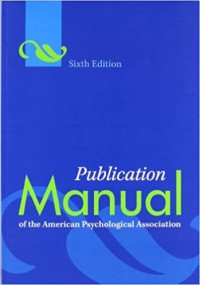 Image of Publication manual of the American Psychological Association : the official guide to APA Style