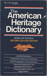Image of The american heritage dictionary