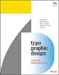 Image of Typographic Design : Form and Communication