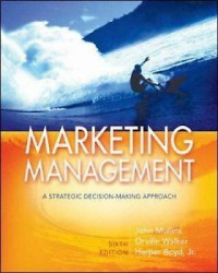 Image of Marketing management : a strategic decision-making approach