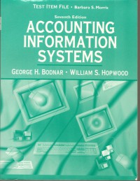 Image of Accounting information systems : test item file
