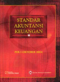 Image of Standar akuntansi keuangan : per 1 Oktober 2004