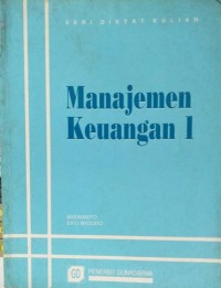 Image of Manajemen keuangan : 1 : seri diktat kuliah