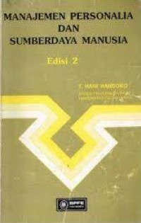 Image of Manajemen personalia dan sumberdaya manusia